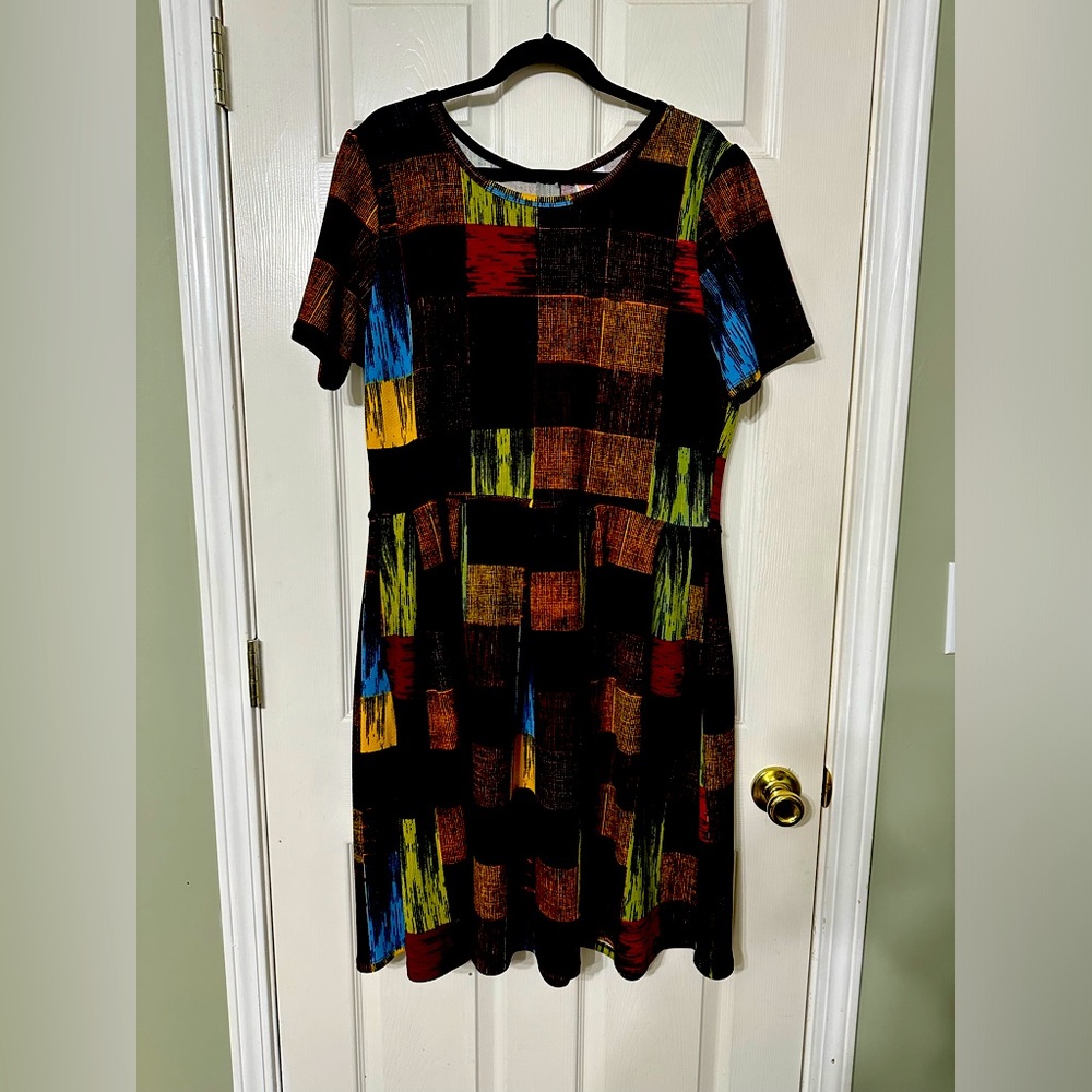 LuLaRoe Amelia Dress EUC 3X XXXL 3XL